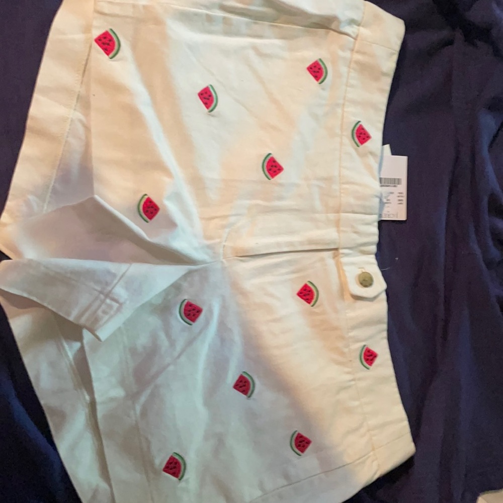 NWT J. Crew Factory white embroidered shorts (10)